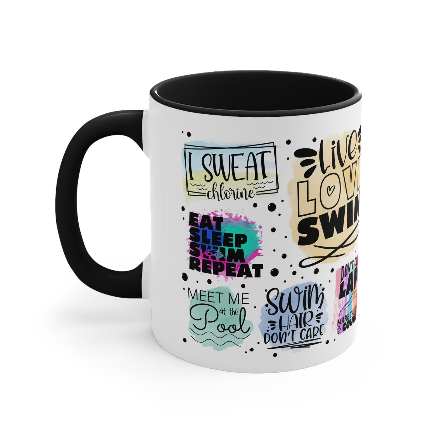 Swimming Mug, Swimming Affirmations, Cute Swimmer Gift, Swimmer Coffee Mug 11 oz, Sublimation Mug, Swim Team, Inspirational Message