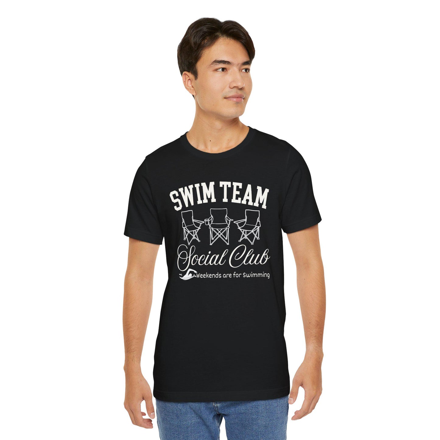 Swim Team Social Club Tee, Perfect for Pool Parties, Swim Meets, Beach Days, Summer Outings, Vacation Wear, Gift for Swimmers, Swim moms