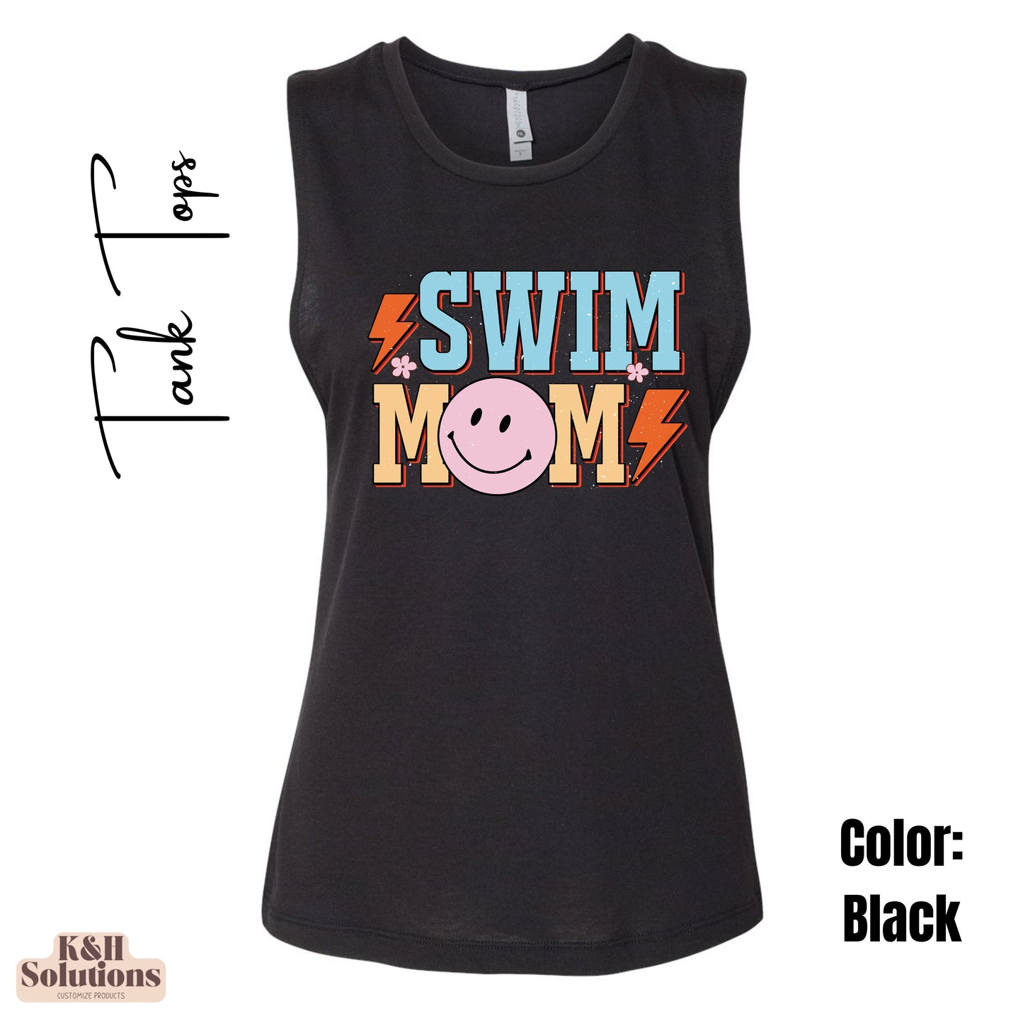 Happy Swim Mom, Swim Team, Swimmer Shirt for mom, Swim shirt, Swim Mom Squad, Swim Mom, Black Proud Swim Mom, Summer Shirts, Swim Mom Shirt