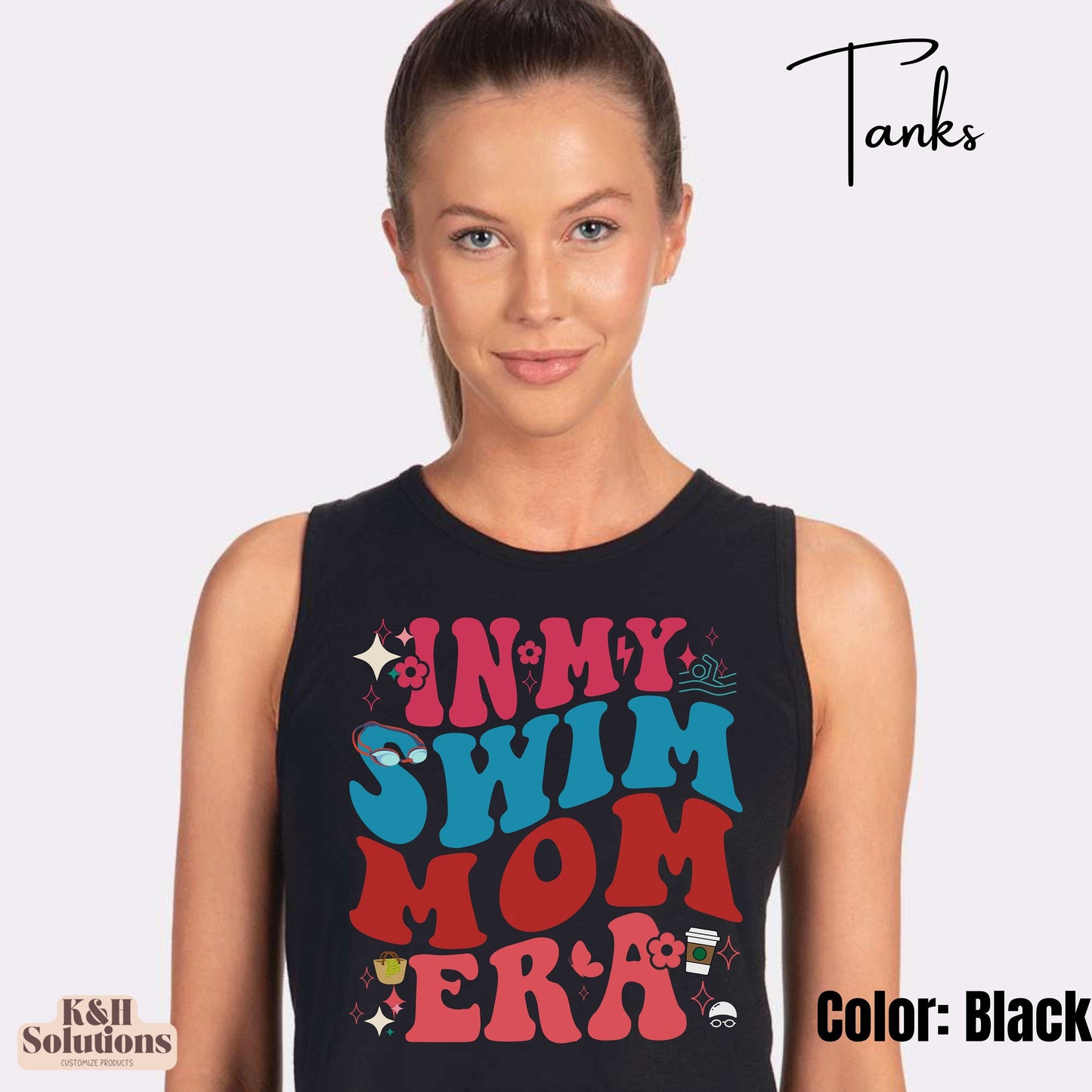 In my Swim Mom Era, Swimming Gifts, Swimmer Shirt, Swim shirt Team Shirt, Black Proud Swim Mom, Summer swim Shirts, Swim Mom Shirt