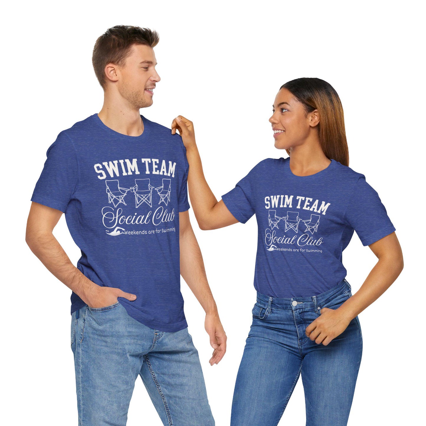 Swim Team Social Club Tee, Perfect for Pool Parties, Swim Meets, Beach Days, Summer Outings, Vacation Wear, Gift for Swimmers, Swim moms