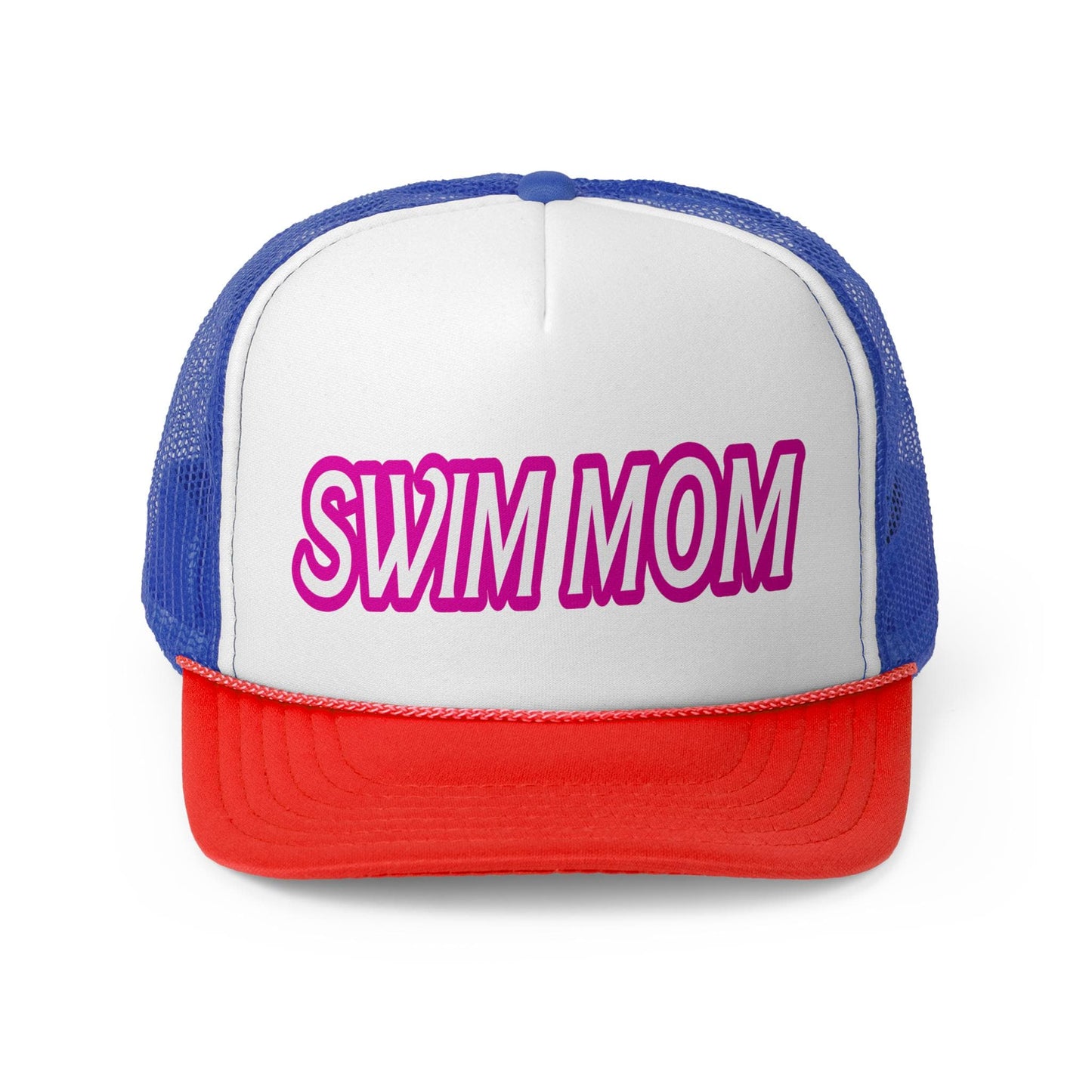 Swim Mom Cap | Pink Otto Trucker Hat | Team Hats | Gift for a Friend | Summer Cap | Pink Hat