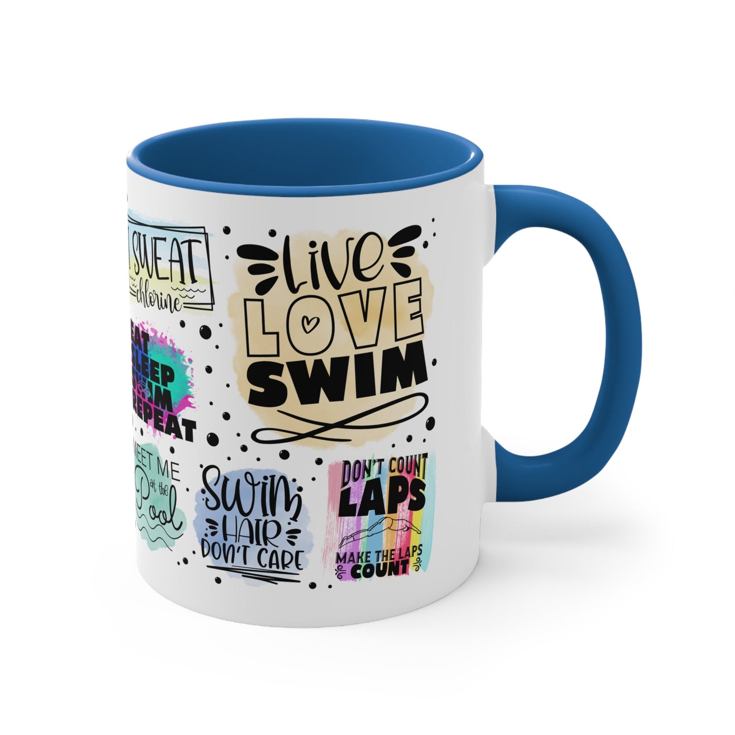 Swimming Mug, Swimming Affirmations, Cute Swimmer Gift, Swimmer Coffee Mug 11 oz, Sublimation Mug, Swim Team, Inspirational Message