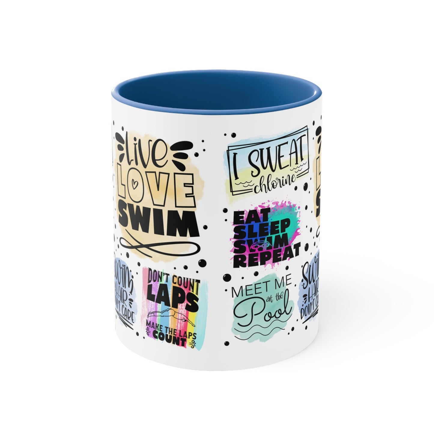 Swimming Mug, Swimming Affirmations, Cute Swimmer Gift, Swimmer Coffee Mug 11 oz, Sublimation Mug, Swim Team, Inspirational Message