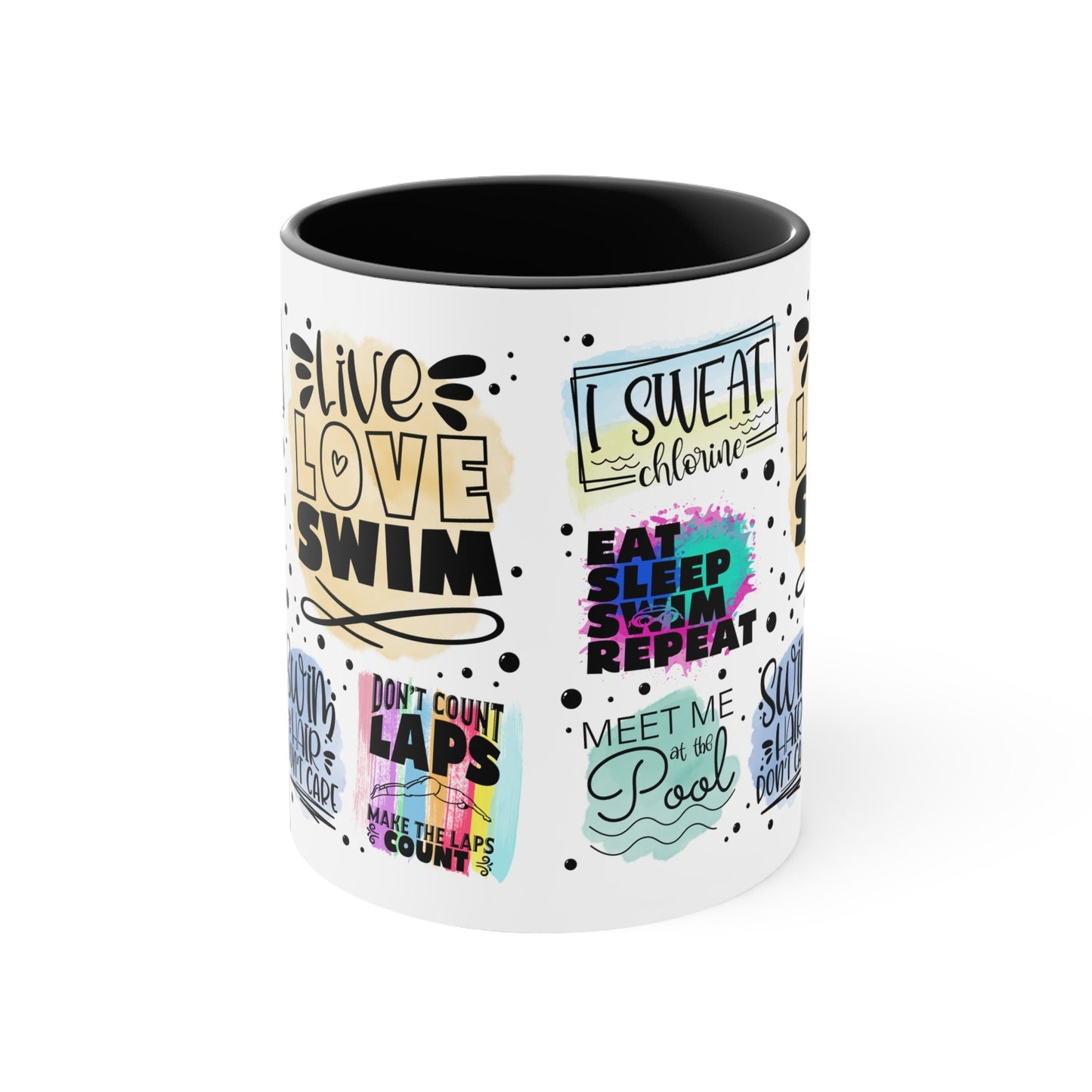 Swimming Mug, Swimming Affirmations, Cute Swimmer Gift, Swimmer Coffee Mug 11 oz, Sublimation Mug, Swim Team, Inspirational Message