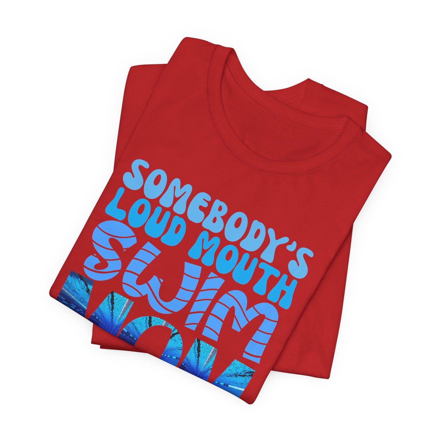 Loud and Proud Swim Mom Shirt | Summer Pool Tee for Swim Meets and Mothers Day Gift