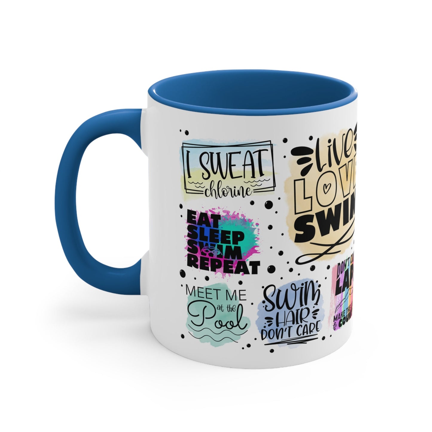 Swimming Mug, Swimming Affirmations, Cute Swimmer Gift, Swimmer Coffee Mug 11 oz, Sublimation Mug, Swim Team, Inspirational Message