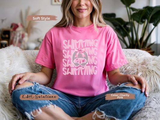 Swimming Lover Tee - Perfect for Swimmers, Pool Days, Gifts for Swim Mom, Summer Fun, Swim Team Spirit