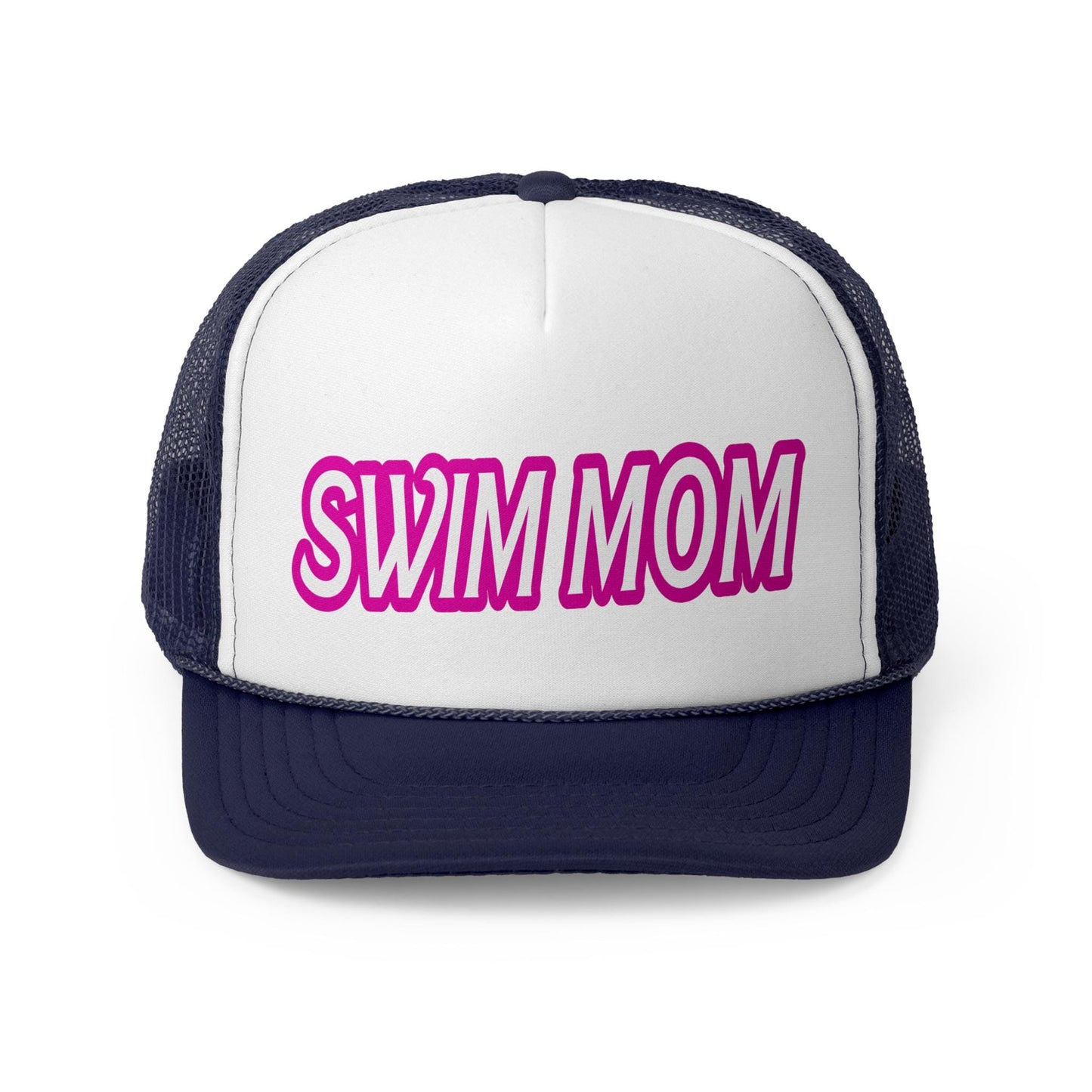 Swim Mom Cap | Pink Otto Trucker Hat | Team Hats | Gift for a Friend | Summer Cap | Pink Hat