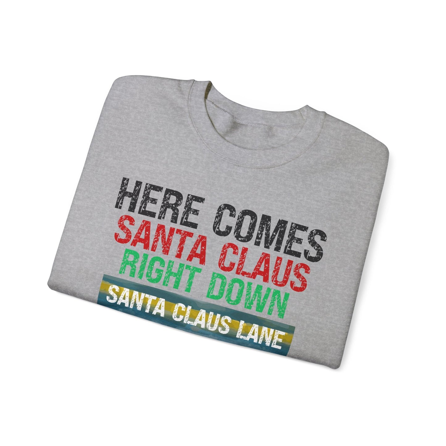 Sweatshirt for swimmers, Santa's Lane, Ogly Sweatshirt
