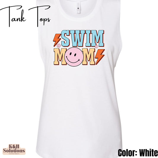 Happy Swim Mom, Swim Team, Swimmer Shirt for mom, Swim shirt, Swim Mom Squad, Swim Mom, Black Proud Swim Mom,  Summer Shirts, Swim Mom Shirt