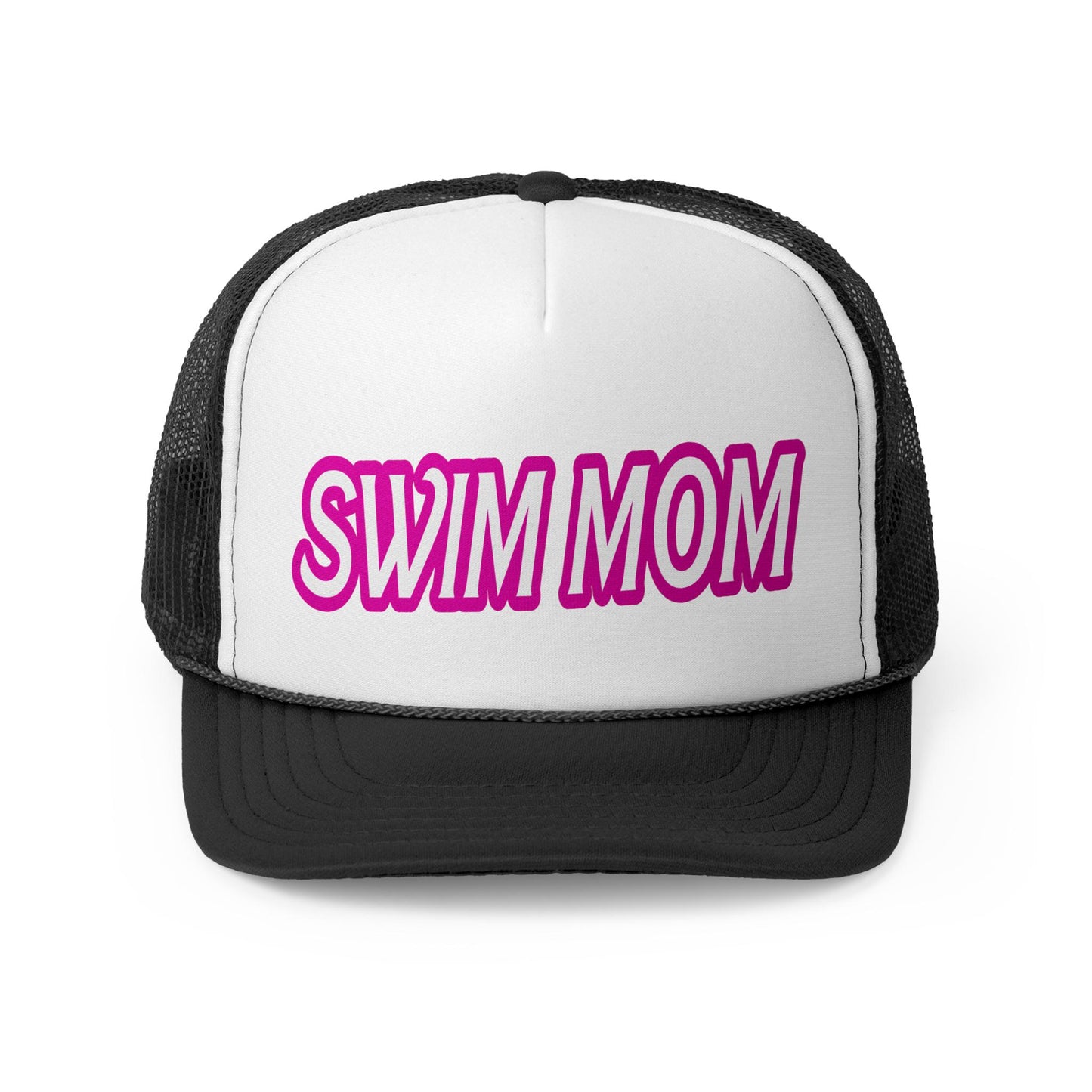 Swim Mom Cap | Pink Otto Trucker Hat | Team Hats | Gift for a Friend | Summer Cap | Pink Hat