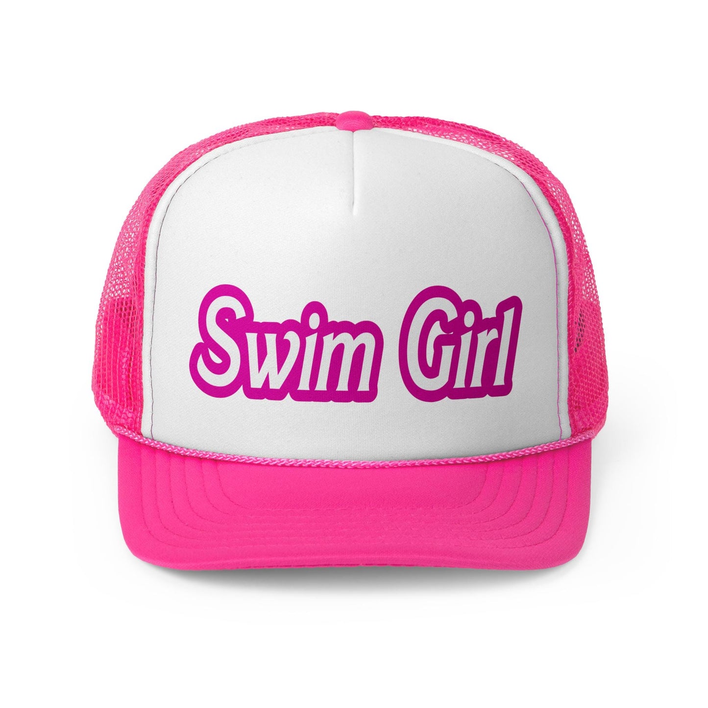 Swim Girl Cap | Pink Otto Trucker Hat | Team Hats | Gift for a Friend | Summer Cap | Pink Hat