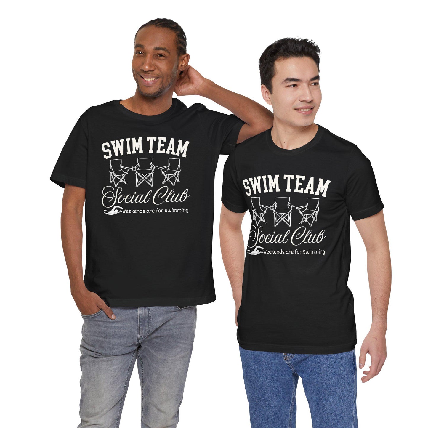Swim Team Club Shirt – Summer Pool Day Tee for Swimmers, Moms & Beach Fun, Social Club, Lawn chairs