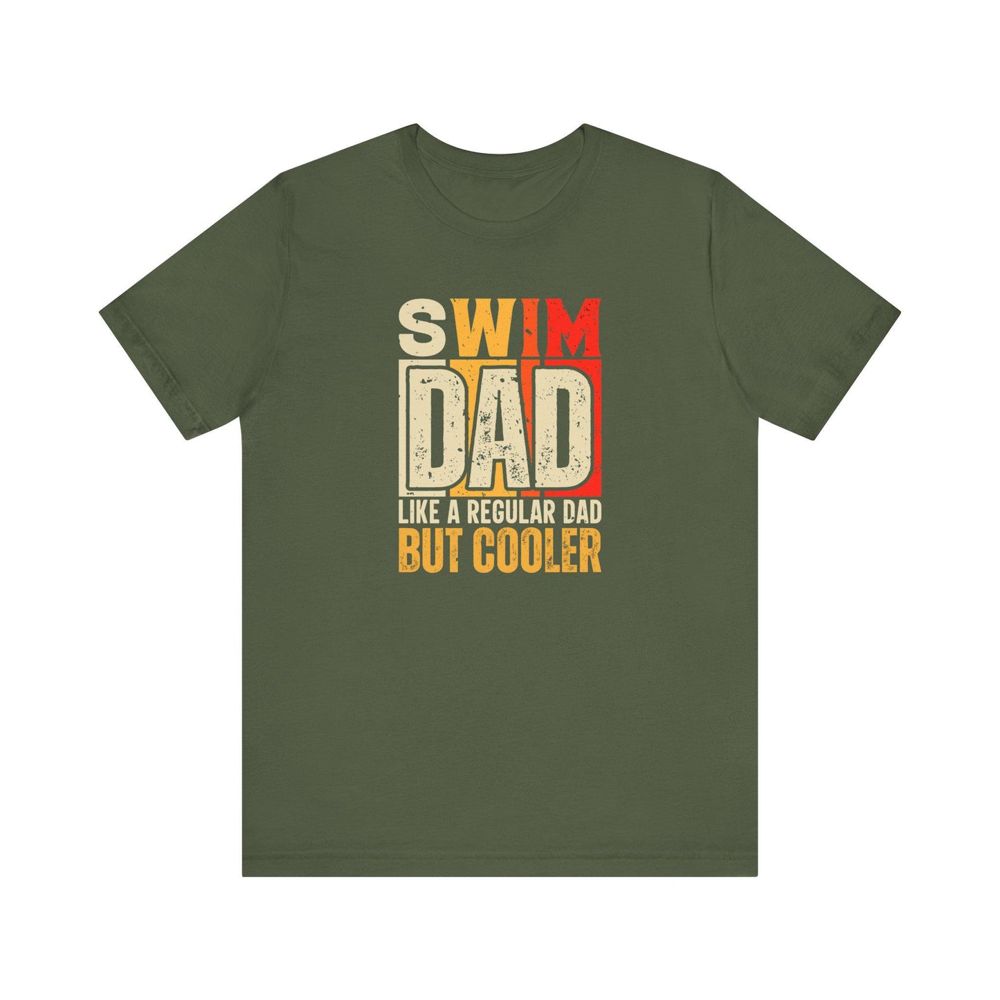 Cool Swim Dad Tee | Funny Dad Shirt | Summer Family Fun | Father's Day Gift | Pool Party Apparel | Unisex T-Shirt | Swim Dad Cooler