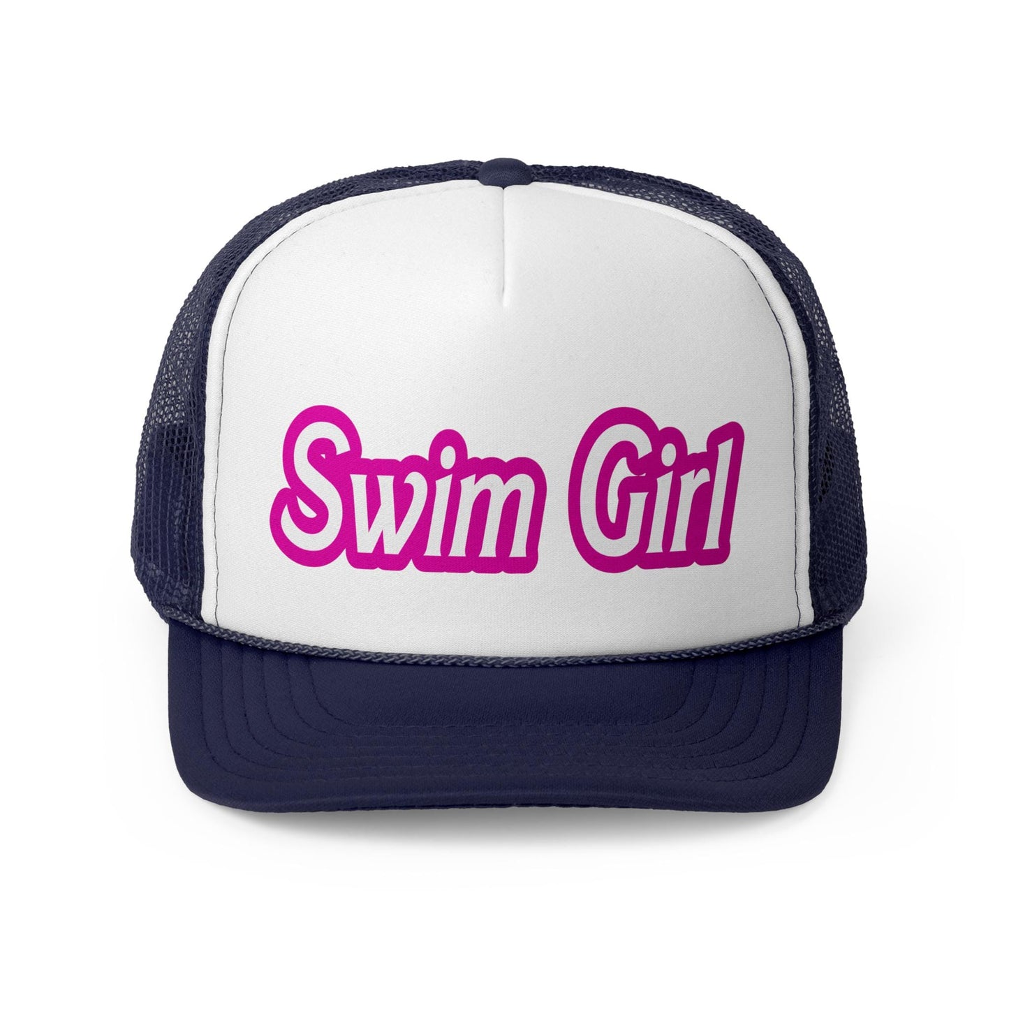 Swim Girl Cap | Pink Otto Trucker Hat | Team Hats | Gift for a Friend | Summer Cap | Pink Hat