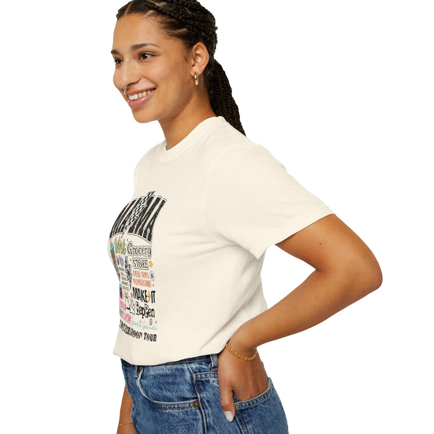 Comfort Colors Shirt, Mom Tour shirt, The Motherhood Tour, Mother's Day 2025 Gift, Mama Life T-Shirt, Moms adventure tee, Casual Wear