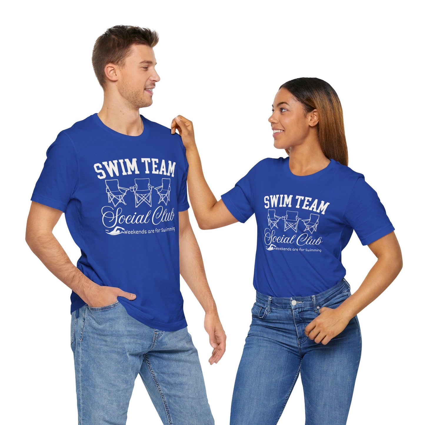 Swim Team Club Shirt – Summer Pool Day Tee for Swimmers, Moms & Beach Fun, Social Club, Lawn chairs